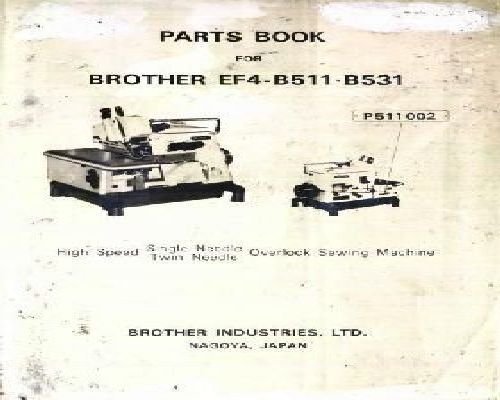 BROTHER EF4-B511-B531 Industrial Overlock Machine