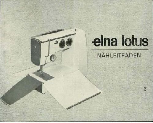 Elna Lotus Guide In German