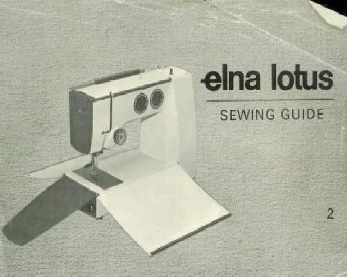 Elna Lotus Sewing Guide