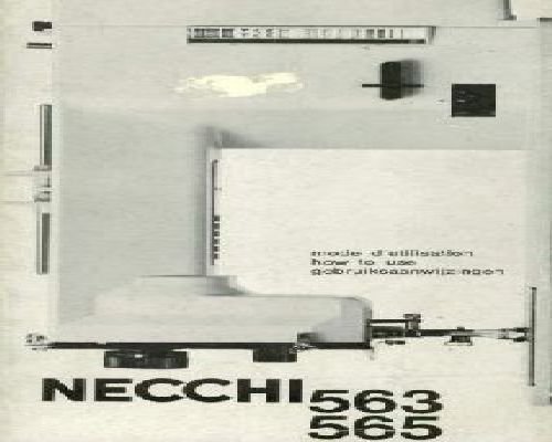 Necchi 563 565