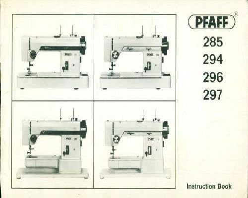 Pfaff 285-297