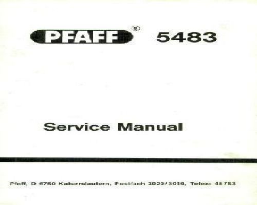 Pfaff 5483 Sewing Machine