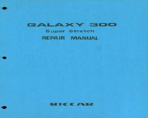 Riccar Galaxy 300 Super Stretch Repair