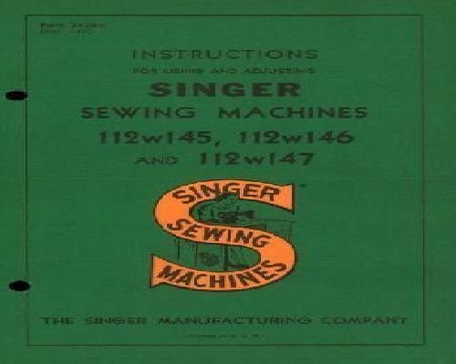 Singer 112W145 Series