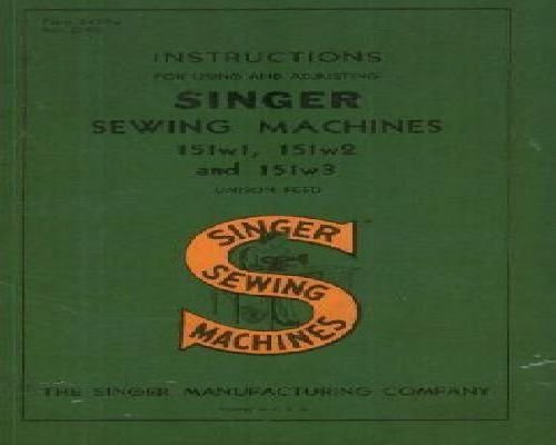 Singer 151W1 151W2 151W3 Industrial Sewing Machine