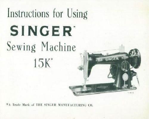 Singer 15K110 15K111 15K112