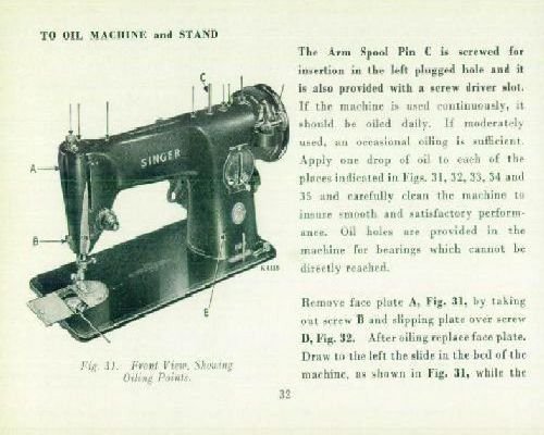 Singer 212G141 Industrial Sewing Machine