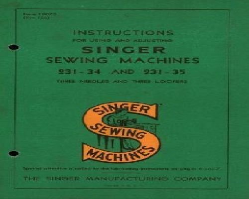 Singer 231-34 231-35