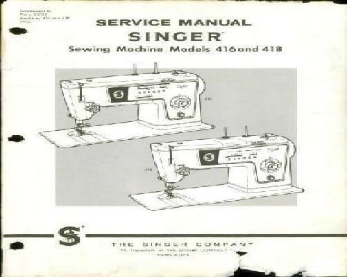 Singer 416 and 418 Service Manual