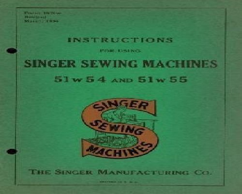 Singer 51W54 51W55