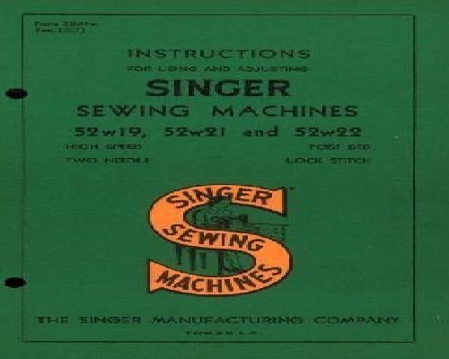 Singer 52W19-52W22
