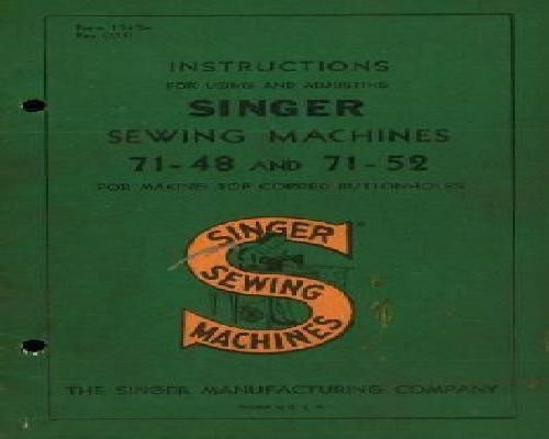 Singer 71-48 & 71-52