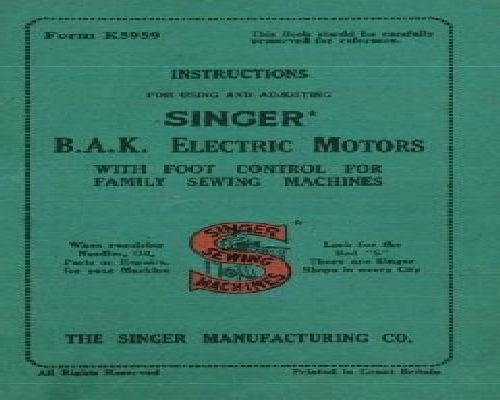 sewing machine
