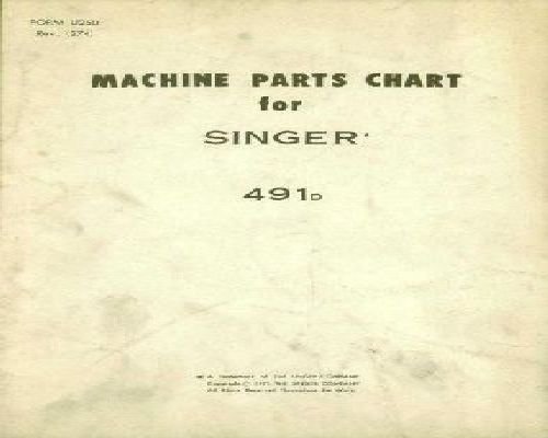 Singer 491D Industrial Sewing Machine