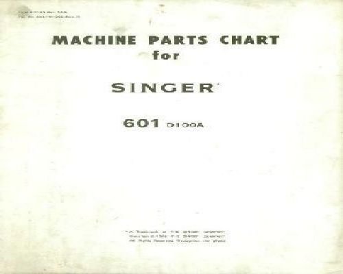 Singer 601 D100A Industrial Sewing Machine
