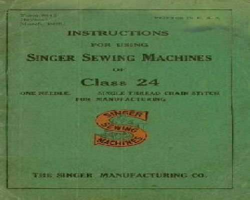 Singer Class 24