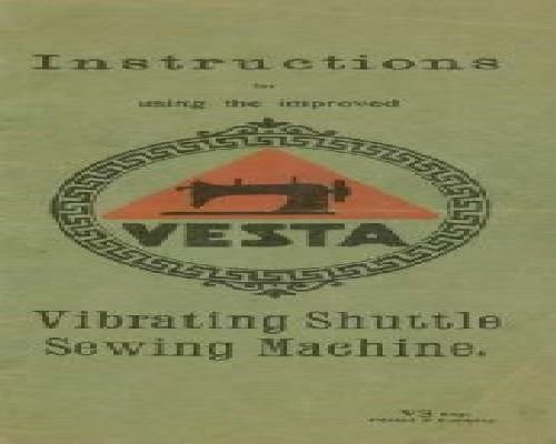 Vesta Vibrating Sewing Machine
