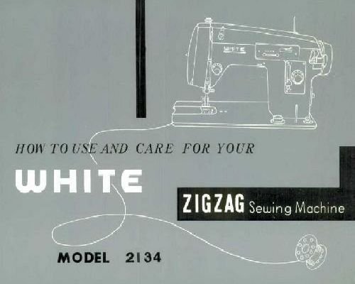 White model 2134 zig zag Sewing Machine