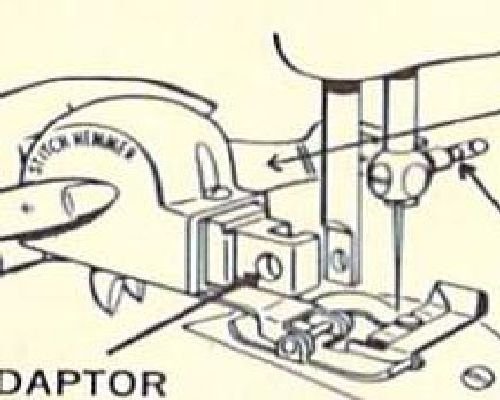 Blind-Stitch Hemmer Sewing Machine