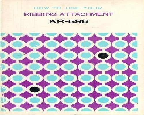 Brother KR-586 Ribbing Attachment