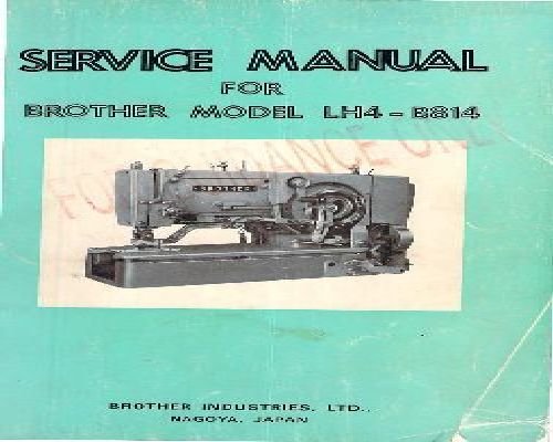 Brother LH4-B814 Sewing Machine