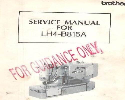 Brother LH4-B815A Sewing Machine