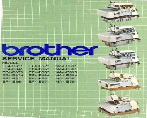 Brother EF4-B611 to MA4-B581 Service Manual