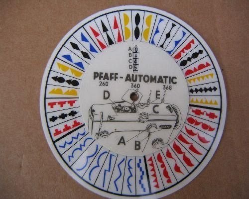 Pfaff Selector Guide Disk 50462