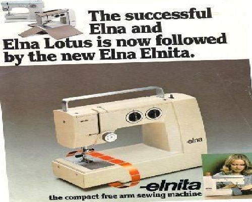Elna Leaflet Elnita Sewing Machine