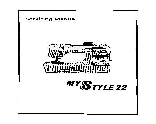 Janome My Style 22 Service Manual