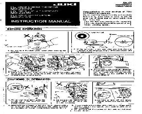 Juki MO-2504N series