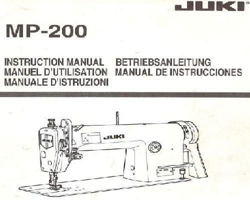 Juki MP-200 Industrial Sewing Machine