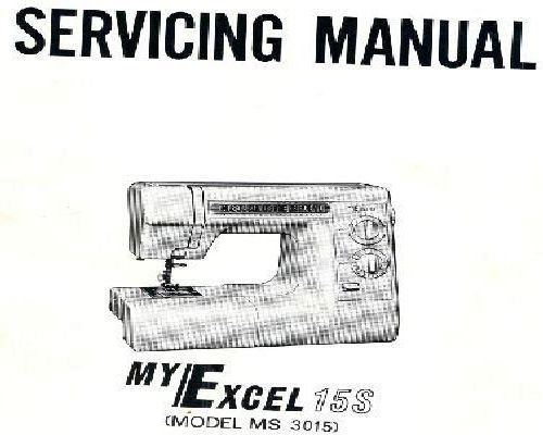 New Home Janome My Excel 15S Model MS 3015 Sewing Machine