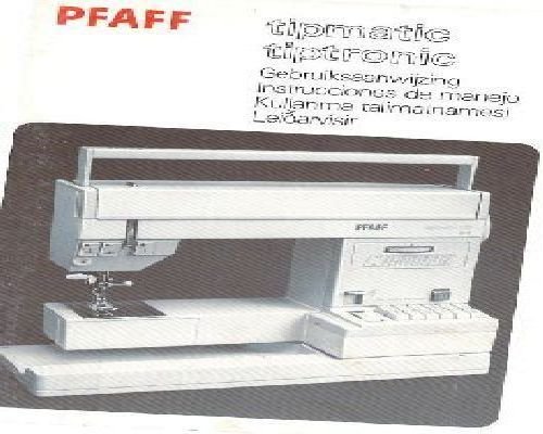 Pfaff Tipmatic Tiptronic Multilingual