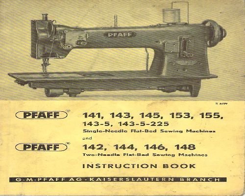 Pfaff 141 143 145 Industrial Sewing Machine