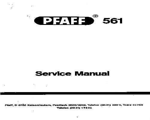Pfaff 561 Industrial Sewing Machine