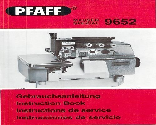 Pfaff Mauser Spezial 9652 Sewing Machine
