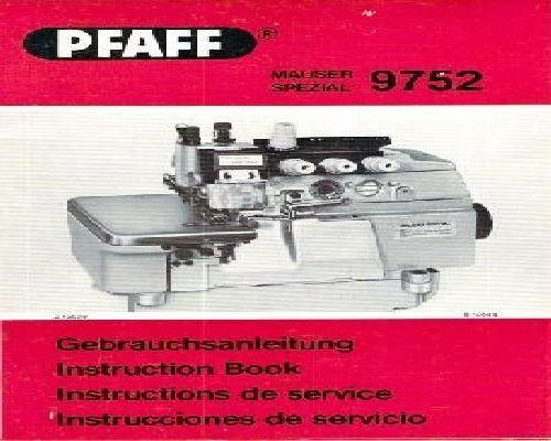 Pfaff Mauser Spezial 9752 Sewing Machine