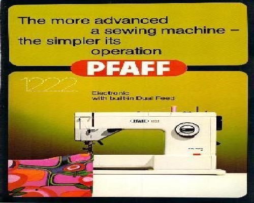 Pfaff Leaflet 1222