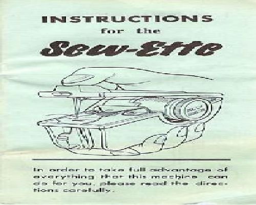 Sew-Ette Hand Sewing Machine
