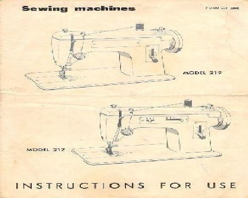 Singer 217 219