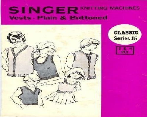 Singer Vests Plain & Buttoned