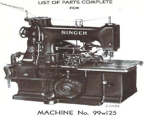 Singer 99w125 Industrial Sewing Machine