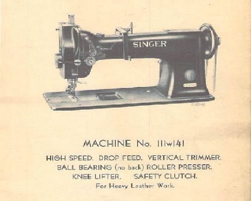 Singer 111w141 Industrial Sewing Machine
