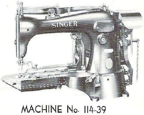 Singer 114-39 114-41 Industrial Sewing Machine