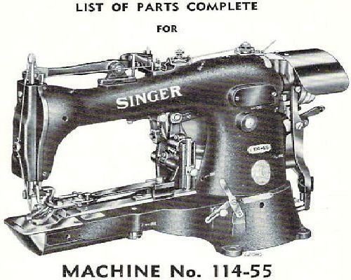 Singer 114-55 & 114-56 Industrial Sewing Machine