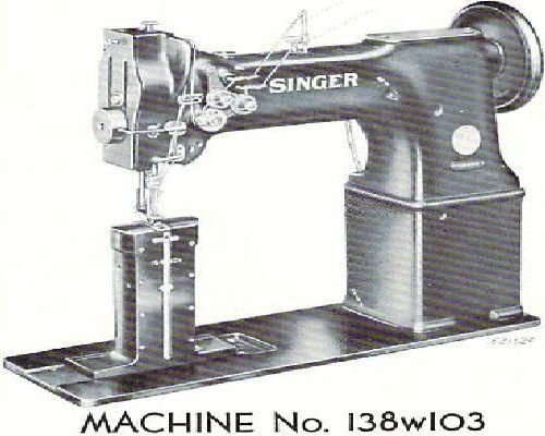 Singer 138w103 Industrial Sewing Machine