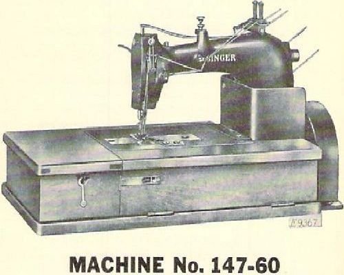 Singer 147-60 & 147-61 Industrial Sewing Machine