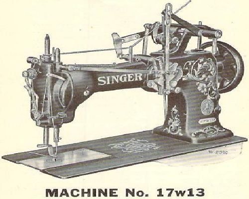 Singer 17W13 Industrial Sewing Machine Parts Book
