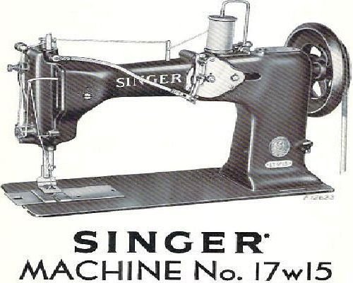 Singer 17W15 Sewing Machine Parts Book